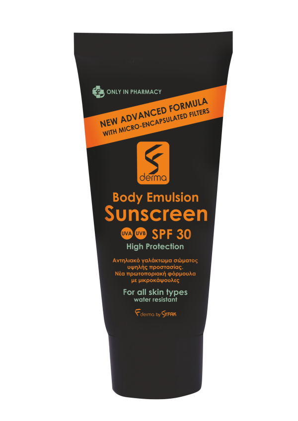 F-Derma Αντηλιακό γαλάκτωμα σώματος SPF 30 200ml