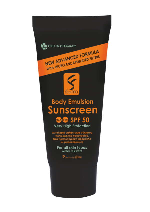 F-Derma Αντηλιακό γαλάκτωμα σώματος SPF 50 200ml