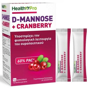 Health Pro D-Mannose & Cranberry, 14sachets