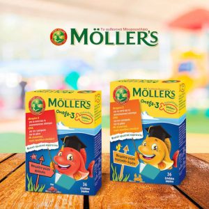 Apollonian Moller's Omega-3 Kids με Ω3 Vit D για Εγκέφαλο και Όραση 36 Ζελεδάκια