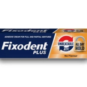 Fixodent Plus Strong Bite στερεωτική κρέμα για τεχνητή οδοντοστοιχία 40gr