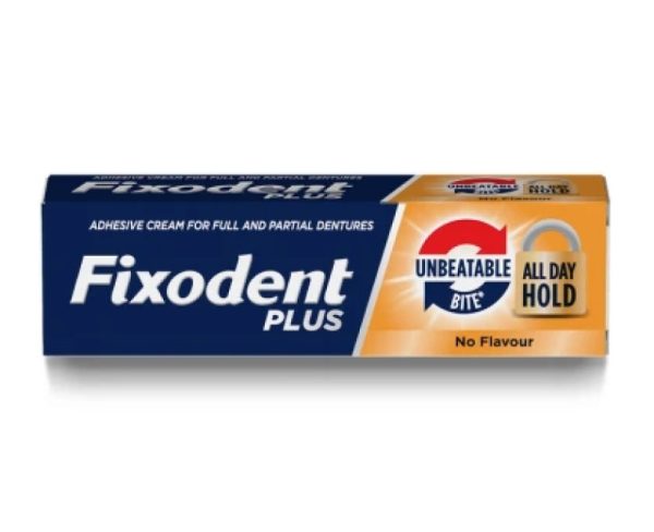 Fixodent Plus Strong Bite στερεωτική κρέμα για τεχνητή οδοντοστοιχία 40gr