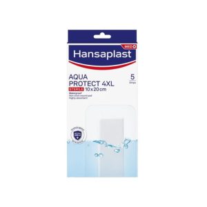 Hansaplast Aqua Protect 4XL Aδιάβροχα Επιθέματα 10x20cm 5τμχ