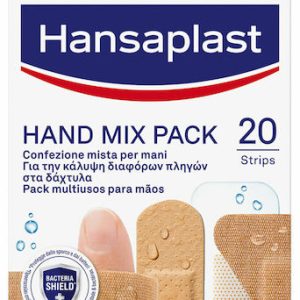 Hansaplast Hand Mix Pack Αυτοκόλλητα Επιθέματα 20τμχ