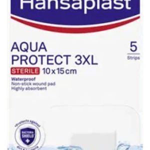 Hansaplast Aqua Protect 3XL Sterile Strips 10x15cm 5 Τεμάχια