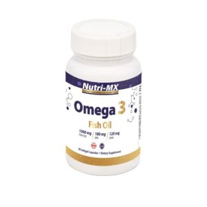 Nutri -MX OMEGA 3  FISH OIL+EPA+DHA (1000mg+180mg+120mg) 30 μαλακές κάψουλες